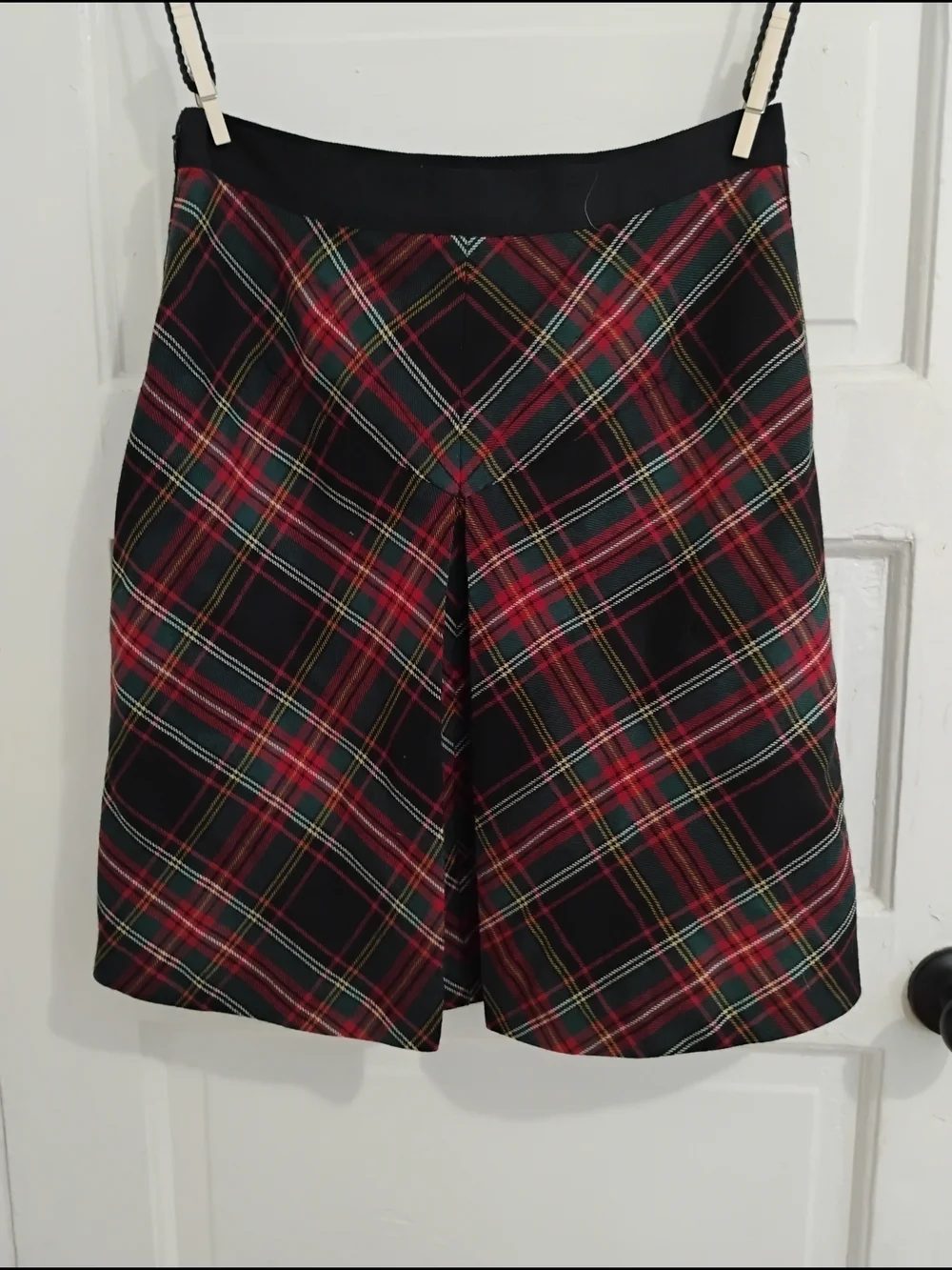 J. Crew Classic Tartan 100% Wool Holiday Skirt